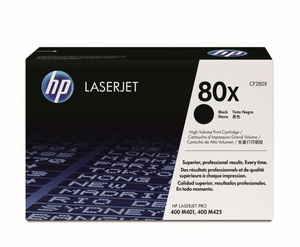 
	Original HP 80X (CF280X) High Yield Black Toner Cartridge
